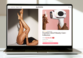 Vanced Media | Webdesign, Online-Marketing, SEO/GEO Projekt - Shopify-Onlineshop für AURORA PureSkin