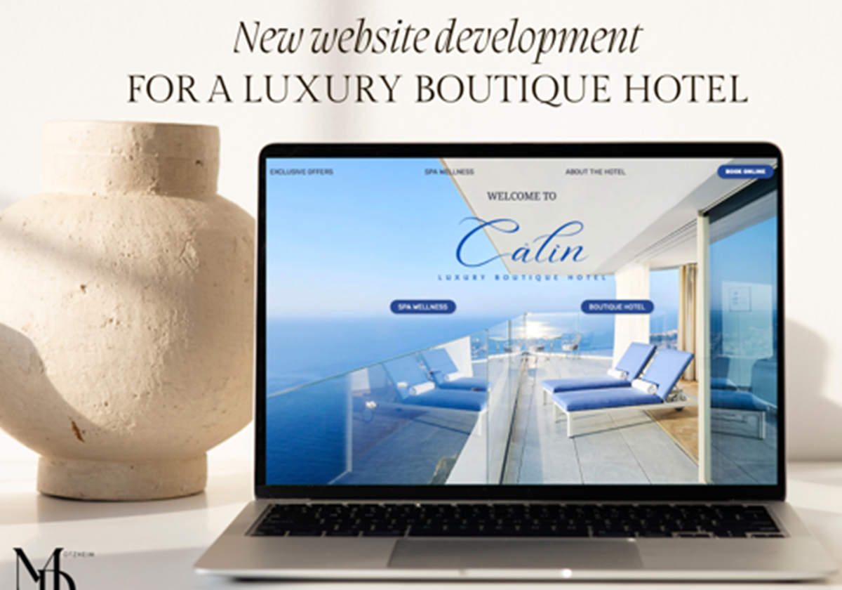 Boutique-Website-Design für ein Luxushotel - Calin hotel Boutique