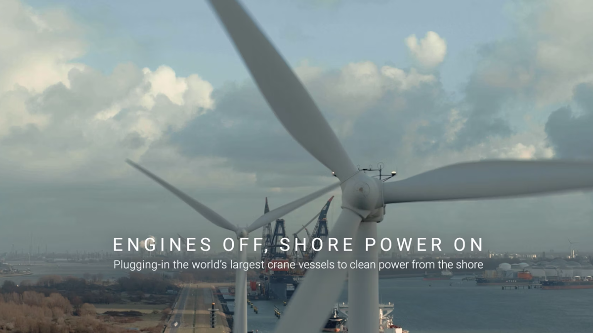 Motoren aus, Landstrom ein - Heerema Marine Contractors