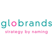 Globrands strategy by naming Logo