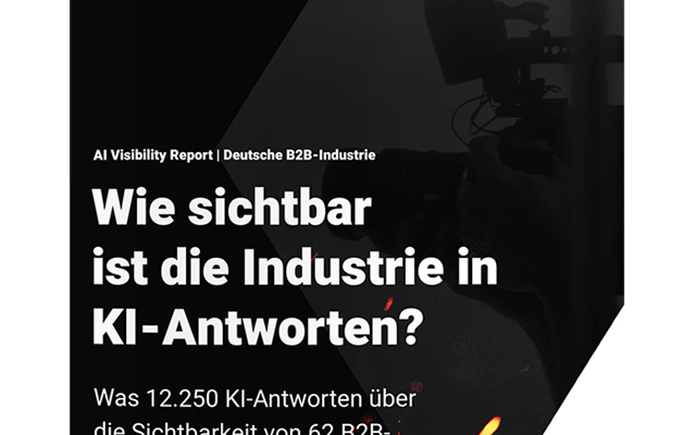 morefire GmbH Projekt - Wie sichtbar ist die Industrie in KI-Antworten?