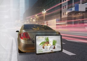 Adintelo Projekt - Externe digitale Beschilderung für Autos