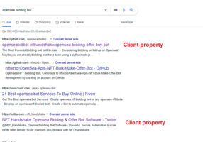 WinWin Media Projekt - Parasite-SEO für eine SaaS-NFT-Trading-Plattform