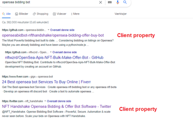 WinWin Media Projekt - Parasite-SEO für eine SaaS-NFT-Trading-Plattform