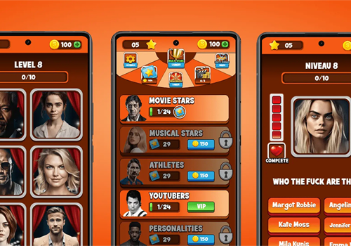 Easyweb Projekt - STAR GUESSER, Mobile App