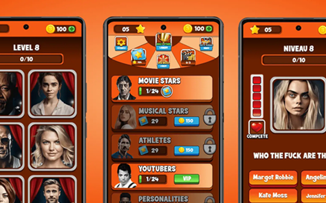 Easyweb Projekt - STAR GUESSER, Mobile App
