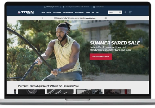 BrainSpate Projekt - Titan Fitness: Hochleistungs-Shopify-Plus-Shop