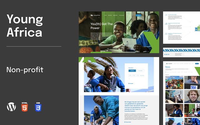 Web Help Agency Projekt - Website der gemeinnützigen Organisation Junges Afrika