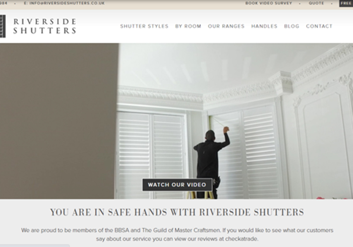 Riverside Shutters – SEO-Services & Webdesign - Riverside Shutters
