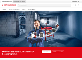 YUM GmbH Projekt - Relaunch mehrerer Marken-Websites der ROTHENBERGER Group