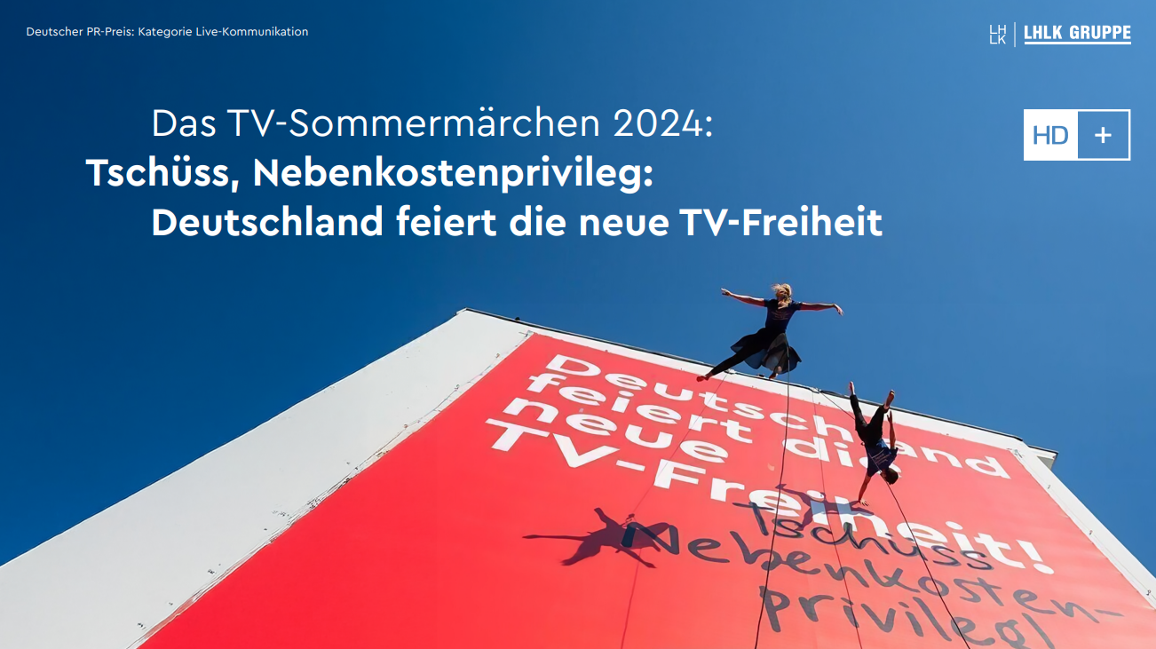 LHLK Agentur für Kommunikation GmbH Projekt - Wir feiern die neue TV-Freiheit