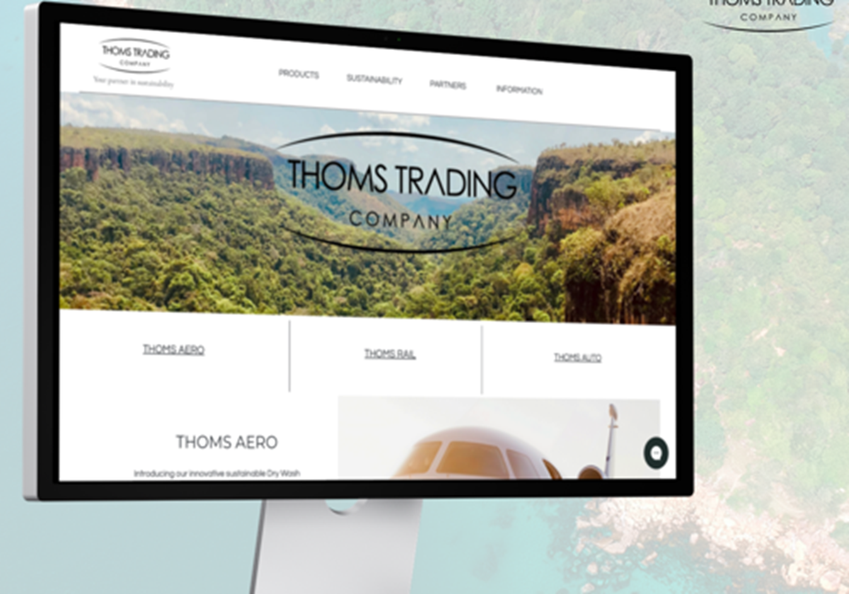 Website-Entwicklung für ein Handelsunternehmen - Thoms Trading