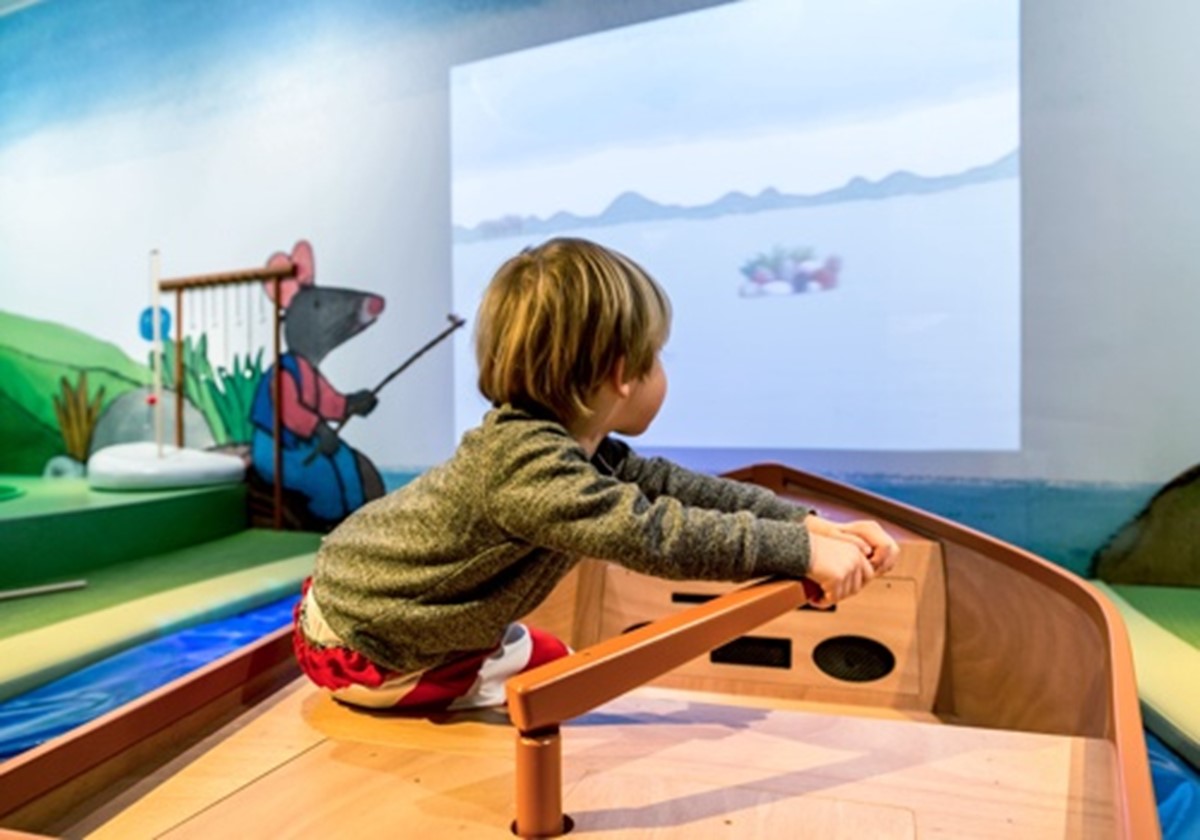 Interaktive Ausstellung „ik ben kikker“ - Kinderboekenmuseum