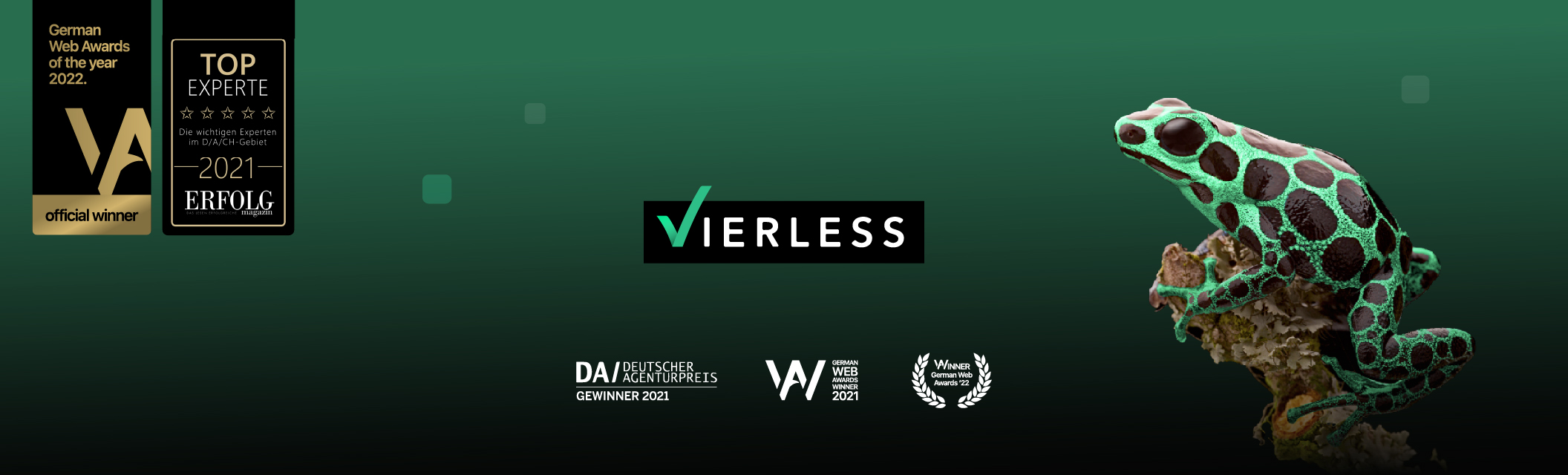 VIERLESS GmbH Headerbild