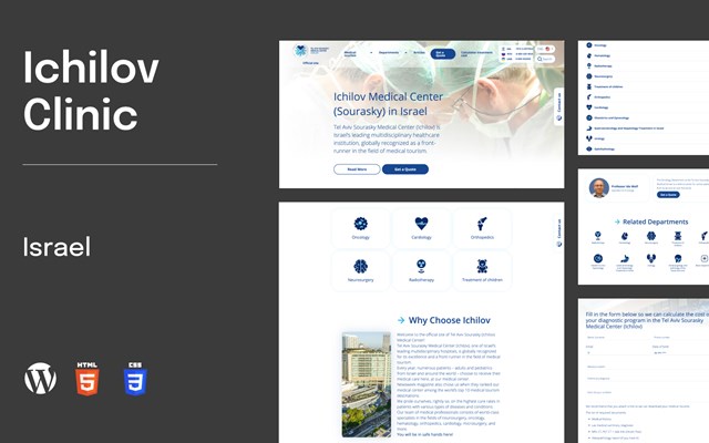 Web Help Agency Projekt - Medizinisches Zentrum Ichilov