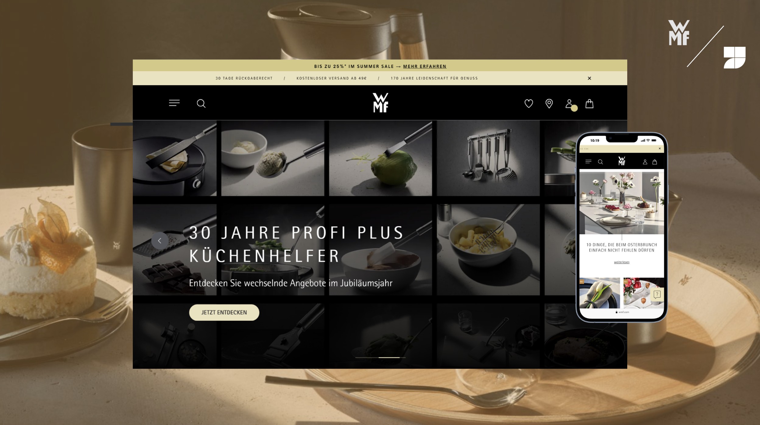 7thSENSE GmbH Projekt - WMF Shop Betreuung