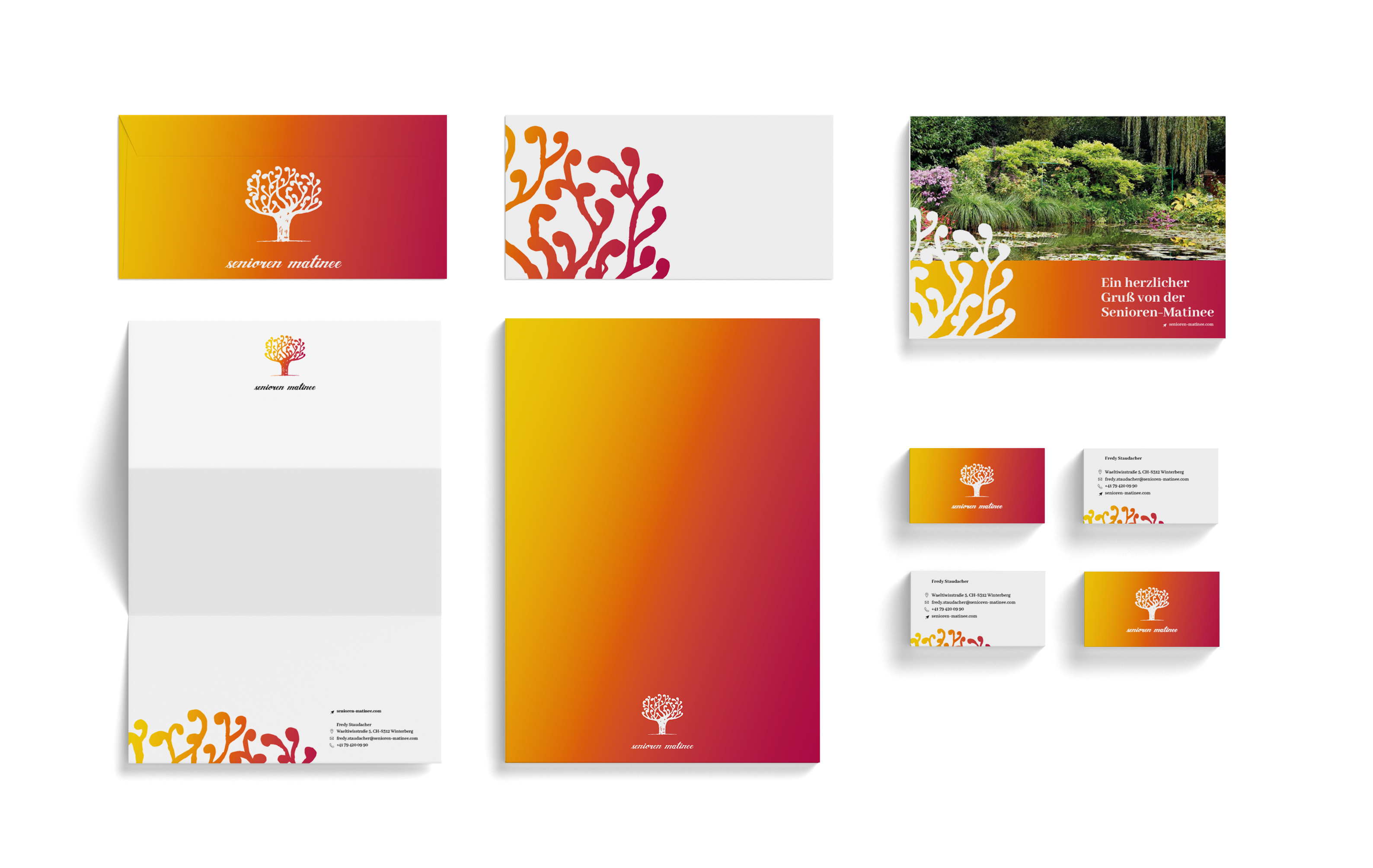 HCG corporate designs Projekt - Branding & Webdesign für Senioren Matinee