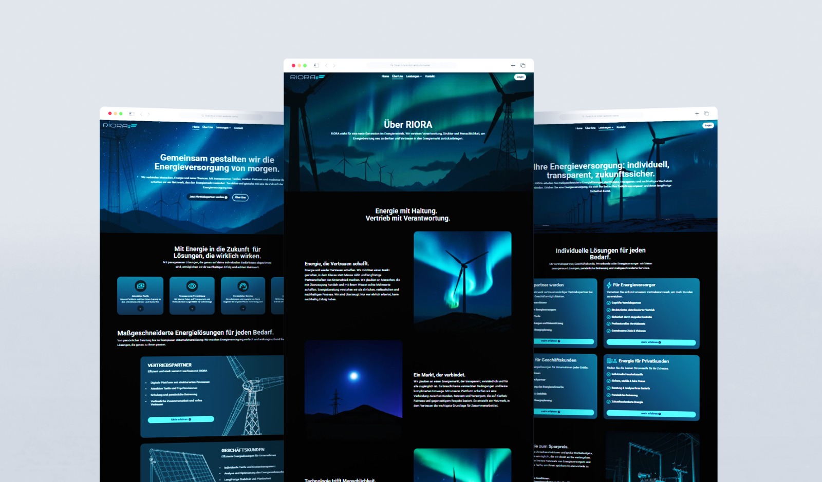 Vanced Media | Webdesign, Online-Marketing, SEO/GEO Projekt - Neue WordPress-Website für Riora 