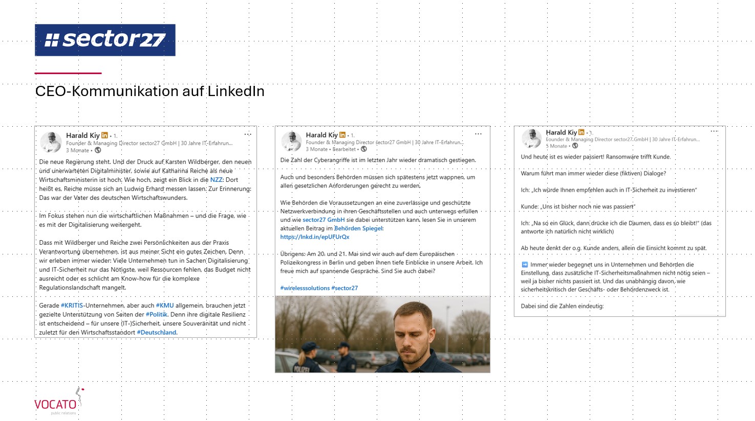 VOCATO public relations GmbH Projekt - (CEO-) Kommunikation