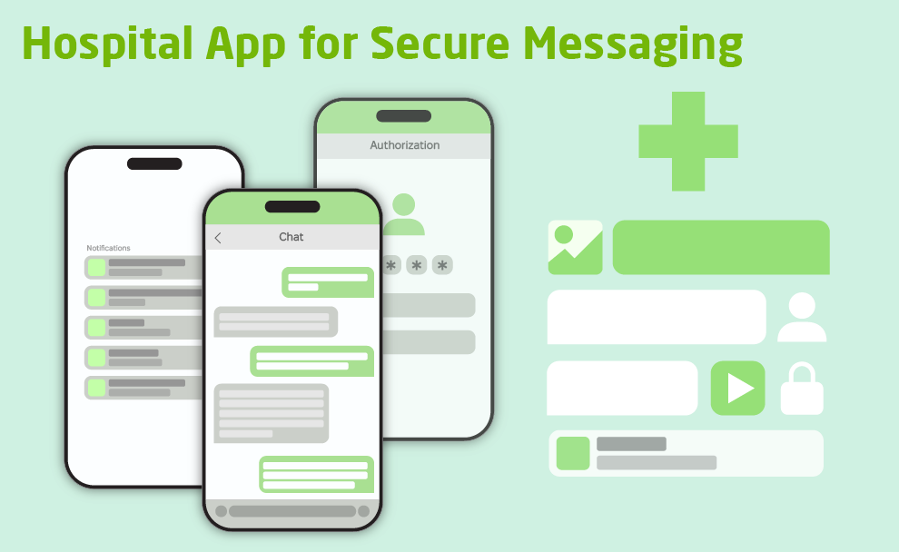 Chudovo OÜ Projekt - Krankenhaus-App für sicheres Messaging