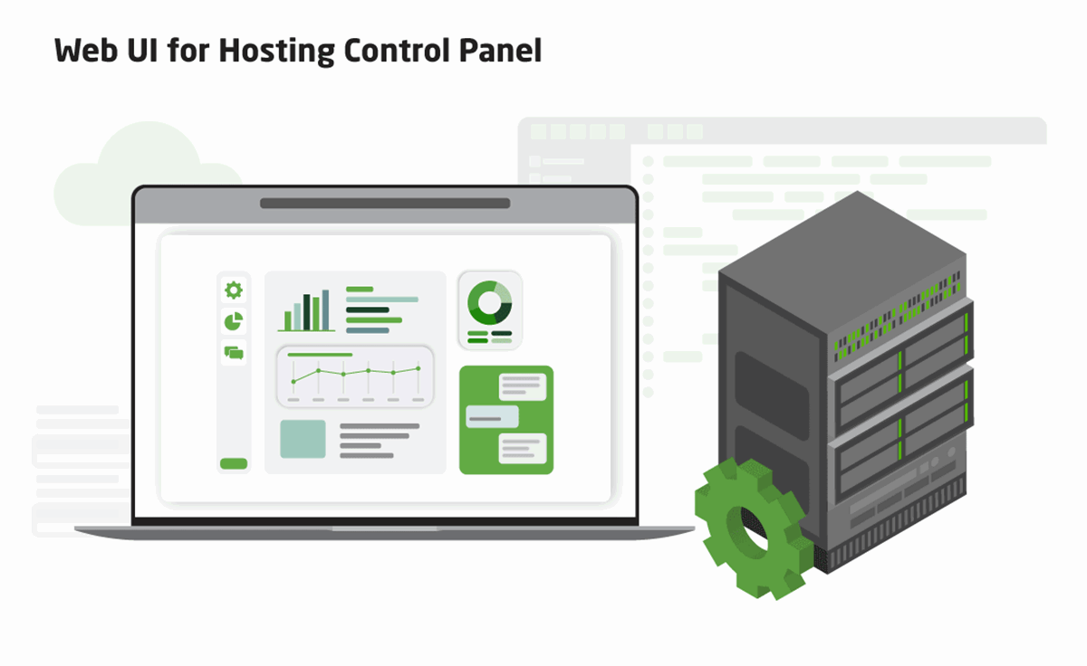 Web-Oberfläche für die Hosting-Verwaltungskonsole