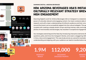Dawning Digital Projekt - AriZona Beverages USA: Kulturrelevanter Content