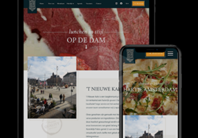 Rebels Projekt - ’t Nieuwe Kafé Custom-Website