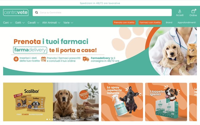 Studio Mate Web S.L. Projekt - CentroVete: E-Commerce für Tiermedizinprodukte