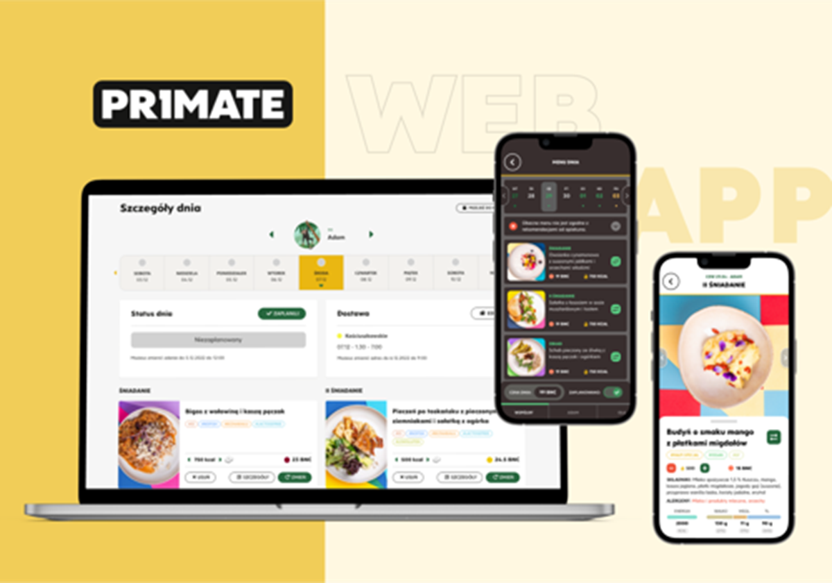 Primate  personalisierte Meal-E-Commerce - Primate