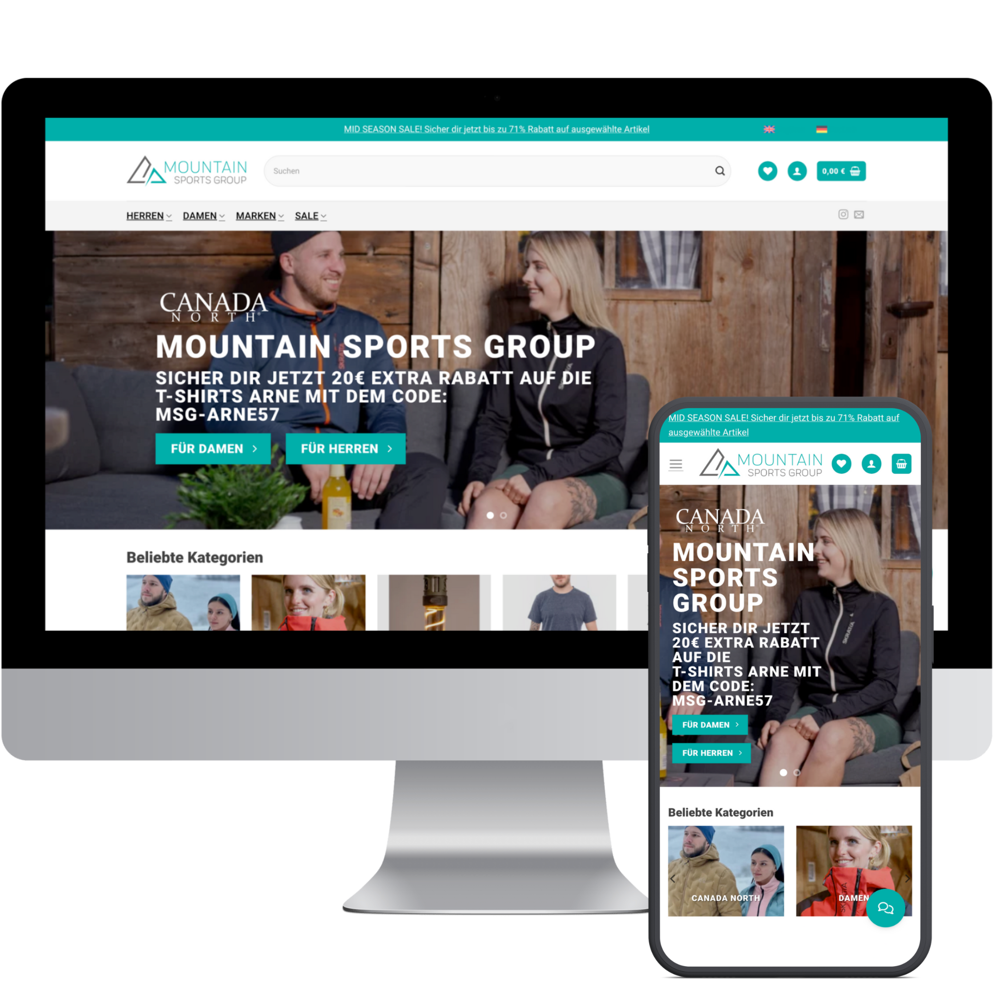 Relaunch des Webshops