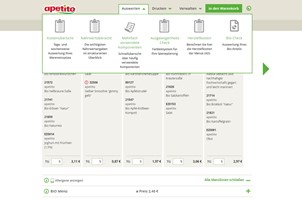 lise GmbH Projekt - B2B-Webportal für digitale Verpflegungsplanung