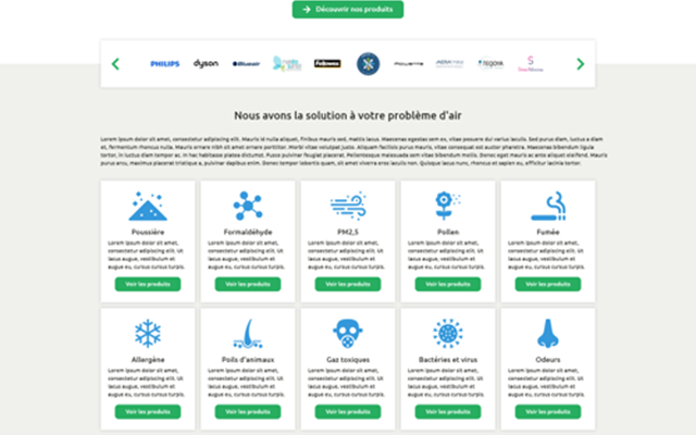 Valentin MIONNET Projekt - PURIFICATEURS.FR - Startseite