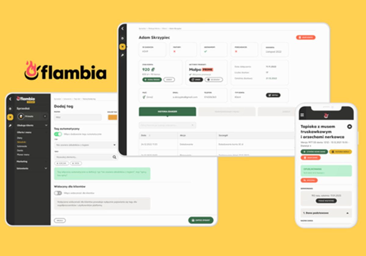 Flambia Foodtech  SaaS-ERP und Marketplace - Flambia