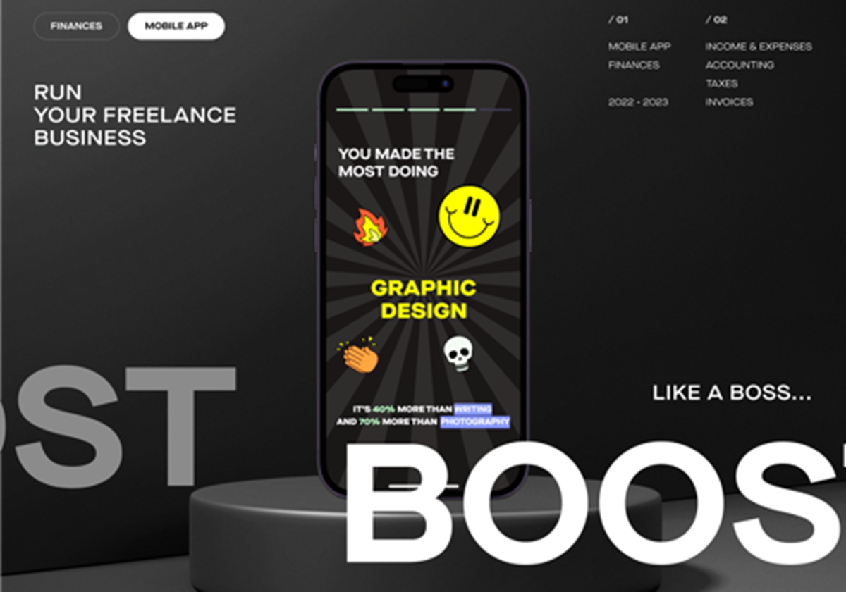 Boost – Design einer mobilen Finanz-App - Boost