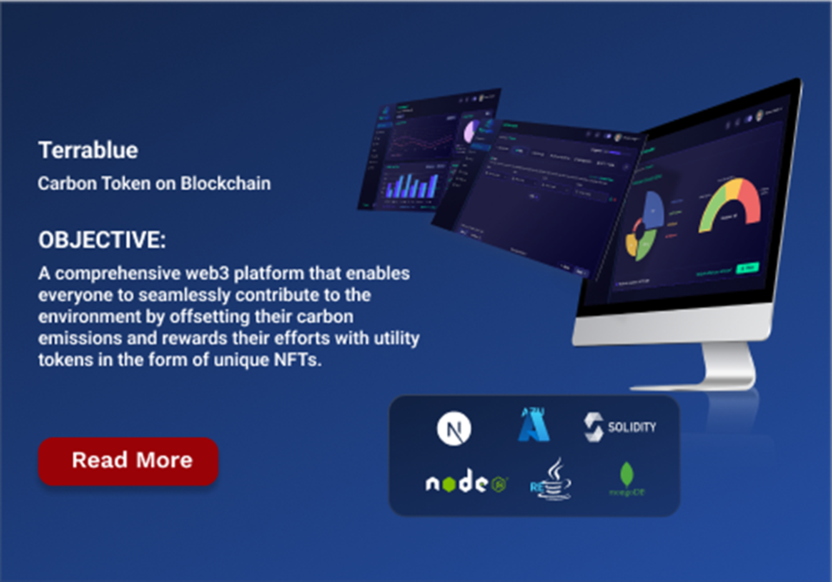 Blockchainbasierte Handelsplattform für CO2-Zertifikate. - Terrablu Climate Technologies Pvt. Ltd.
