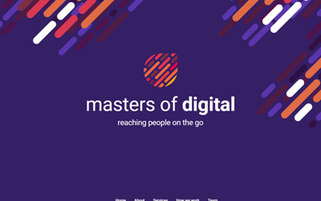 Unimedia Technology Projekt - Website von Masters of Digital