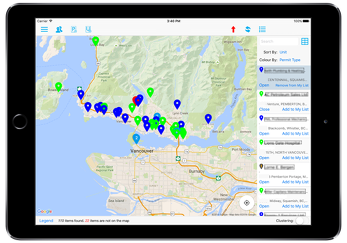 Technical Safety BC: Mobile App für das Management mobiler Mitarbeiter - 