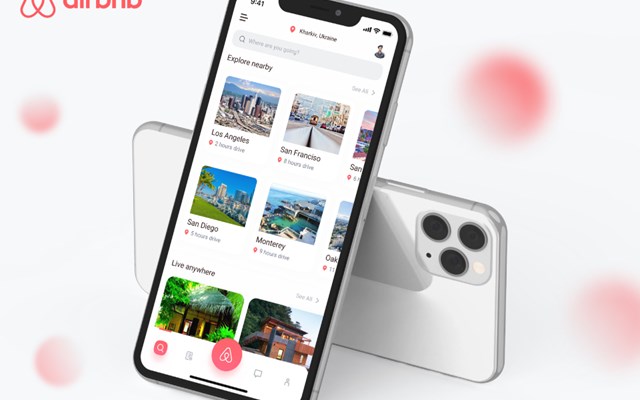 ANODA | Product Design Agency | UI UX Design | Projekt - Mobiles App-Design für Airbnb | UI/UX-Design