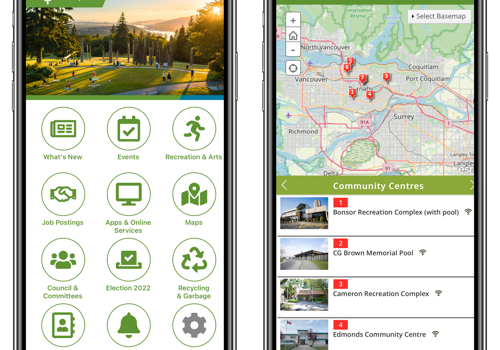Stadt Burnaby: Info Gove Mobile App