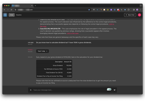 Devstark Projekt - KI-gestützter Steuerassistent