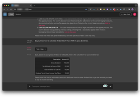 Devstark Projekt - KI-gestützter Steuerassistent