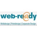web-ready, Webdesign und Printdesign Logo