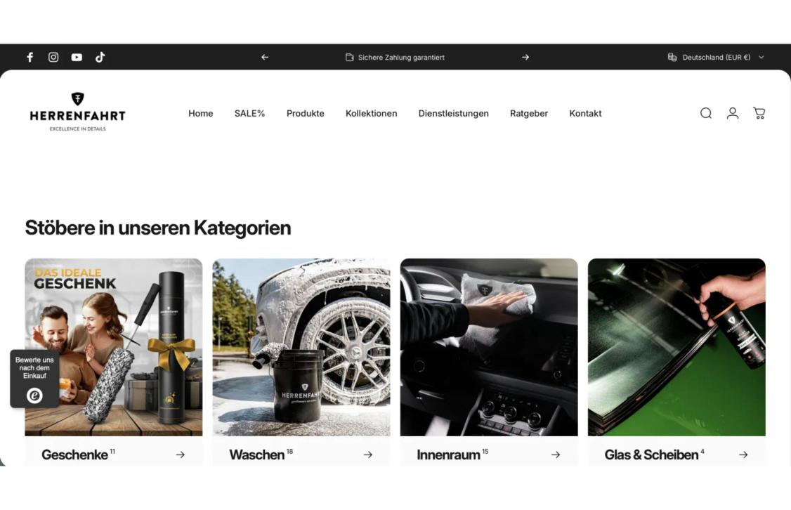 100and10 Output Consulting Projekt - Meta Ads & Creative-Strategie für Premium-Autopflege