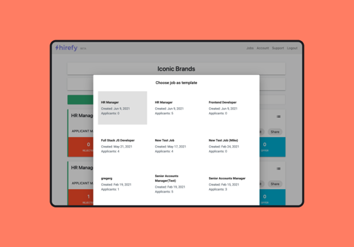 First Line Outsourcing Projekt - Hirefy