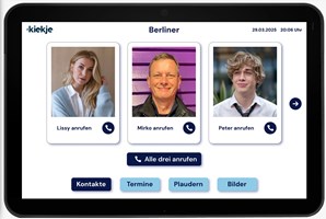 Elasticbrains Projekt - Kiekje - Digitales Familien-Tablet für Senioren