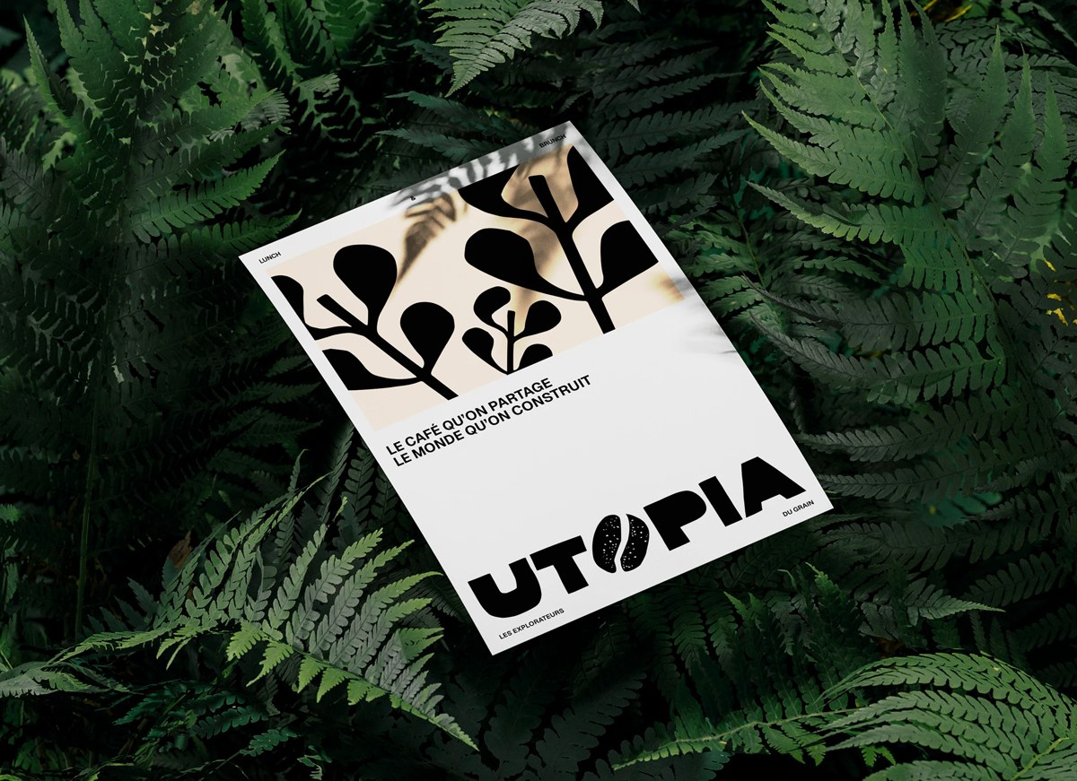 NOTHIN' Projekt - Utopia, identité, packaging et concept d'espace