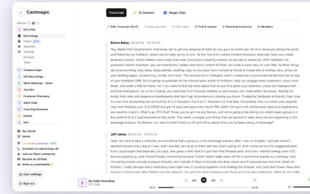 Remote Reason Projekt - castmagic.io