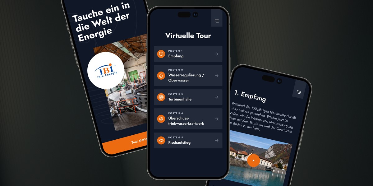 QR-gesteuerte Tour-Website
