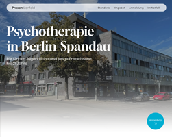 ArtiPixel Projekt - Website & Logo für Praxis Kronfeld, Psychotherapie Berlin